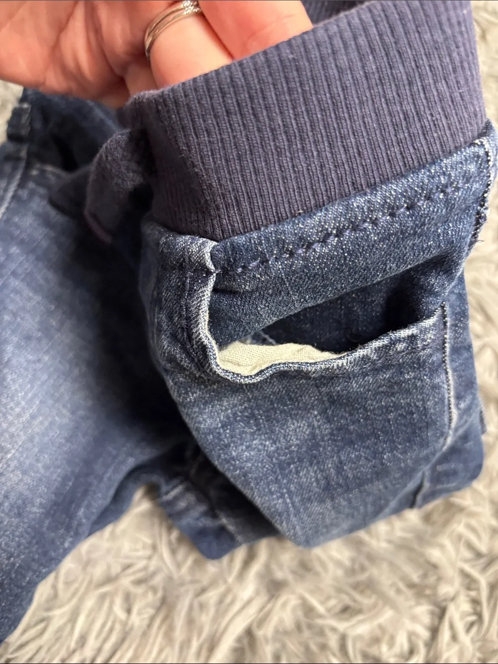 Baby’s Navy Blue Denim Pants